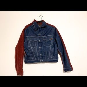 Jordache Corduroy and Denim Jacket
